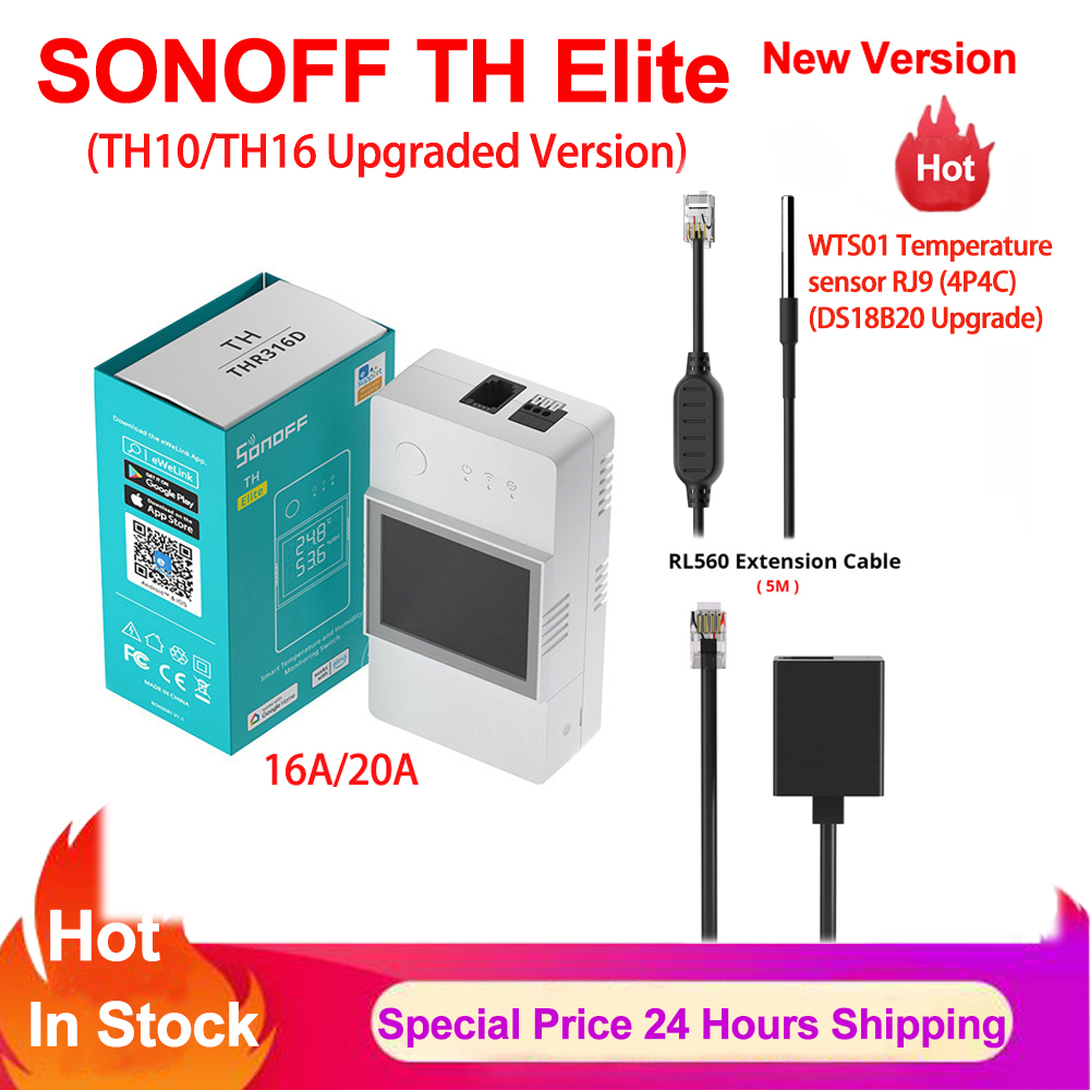 Sonoff Basic - مفتاح ذكي للتحكم في درجة الحرارة