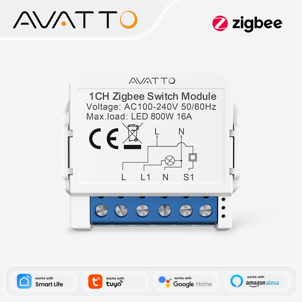 AVATTO زيجبي تويا 1/2/3/4 عصاب - مراجعة Tuya 4 Channel وسعره